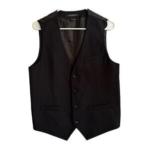 Axist Men’s Black Formal Vest, Small, Pre-owned